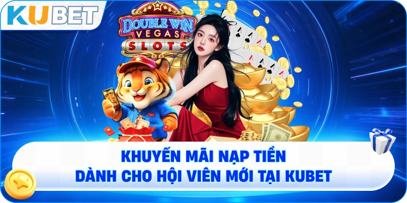 khuyến mãi nạp tiền dành cho hội viên mới tại KUBET